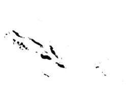 Salomón isla mapa vector