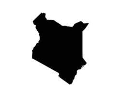 Kenya Country Map vector