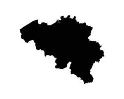 Belgium Country Map vector