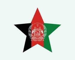 Afghanistan Star Flag vector