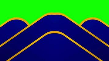 Transition wave animation with green screen stock video for editor