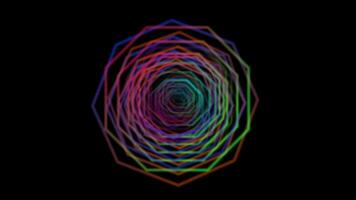 Animated lines pattern. Monochrome lines animation. video