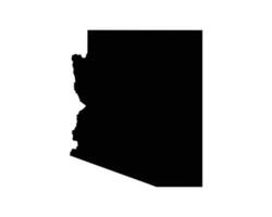 Arizona AZ USA Map vector