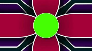 abstract geometric animated with overlapping shapes video
