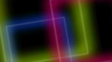 astratto sfondo con neon Linee animato video