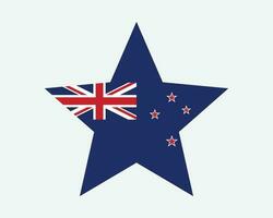 New Zealand Star Flag vector