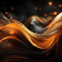 abstract golden background made by AI generative photo