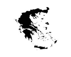 Grecia país mapa vector