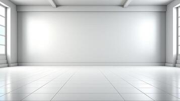 minimalist white interior background, real photography smooth lighting AI generative photo