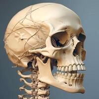 realistic 3d illustration Bones photo