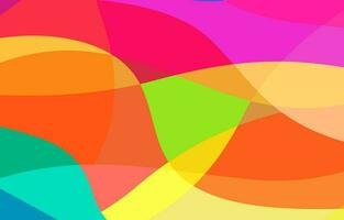 Colorful Groovy background design concept vector