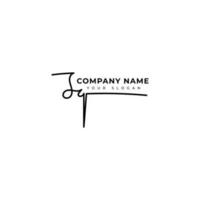 Sq Initial signature logo vector design