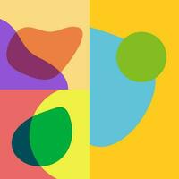 Colorful Groovy background design concept vector