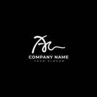 Ac Initial signature logo vector design