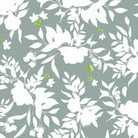 floral abstract pattern suitable for textile and printing needs vector