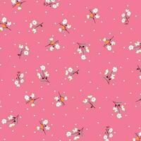 floral abstract pattern suitable for textile and printing needs vector