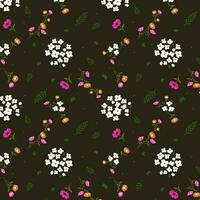 floral abstract pattern suitable for textile and printing needs vector