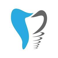 Dental icon logo design vector