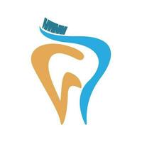 Dental icon logo design vector