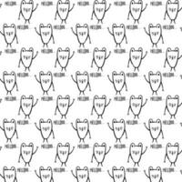 cute cat vector pattern for tee print and background wallpaper