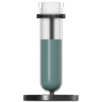 3d illustration of chemical bottle with high quality render png