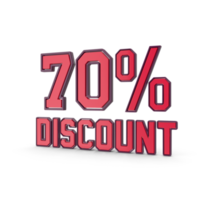 70 percent off discount sale symbol png