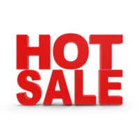Hot sale offer symbol sale banner design template png