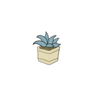 House plant for home decoration, Plant in the garden png