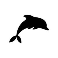 delfín icono vector. pescado ilustración signo. asesino ballena símbolo. mar vida logo. vector