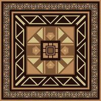 Carpet pattern. Rectangular prayer mats, prayer mats, tea mats, meditation mats. vector