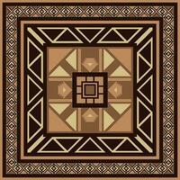 Carpet pattern. Rectangular prayer mats, prayer mats, tea mats, meditation mats. vector