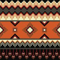 Colorless Aztec pattern. vector drawing Easy to change colors. Seamless ethnic tribal pattern.