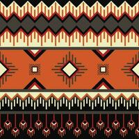 Colorless Aztec pattern. vector drawing Easy to change colors. Seamless ethnic tribal pattern.