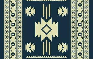 étnico geométrico. sin costura modelo. mexicano frazada, alfombra. tejido alfombra ilustración. vector