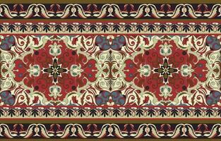 Carpet pattern Persian. Geometric ethnic oriental seamless pattern traditional Design for background. african pattern. rug , tile , wallpaper , Vector illustration. American