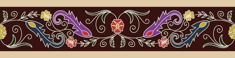 carpet pattern Textile digital design motif pattern decor hand made artwork frame gift card wallpaper women cloth front back and duppata print element of baroque ornament paisley abstract border rug vector