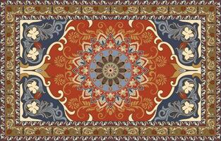 Carpet pattern Persian. Geometric ethnic oriental seamless pattern traditional Design for background. african pattern. rug , tile , wallpaper , Vector illustration. American