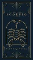 Scorpio Signs Symbol Zodiac Illustration vector