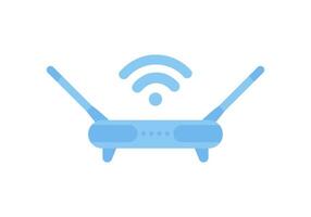 Router icon. Isolated on white background. Vector. vector