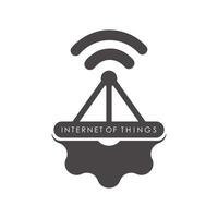 Internet things logo. Artificial Intelligence. . vector