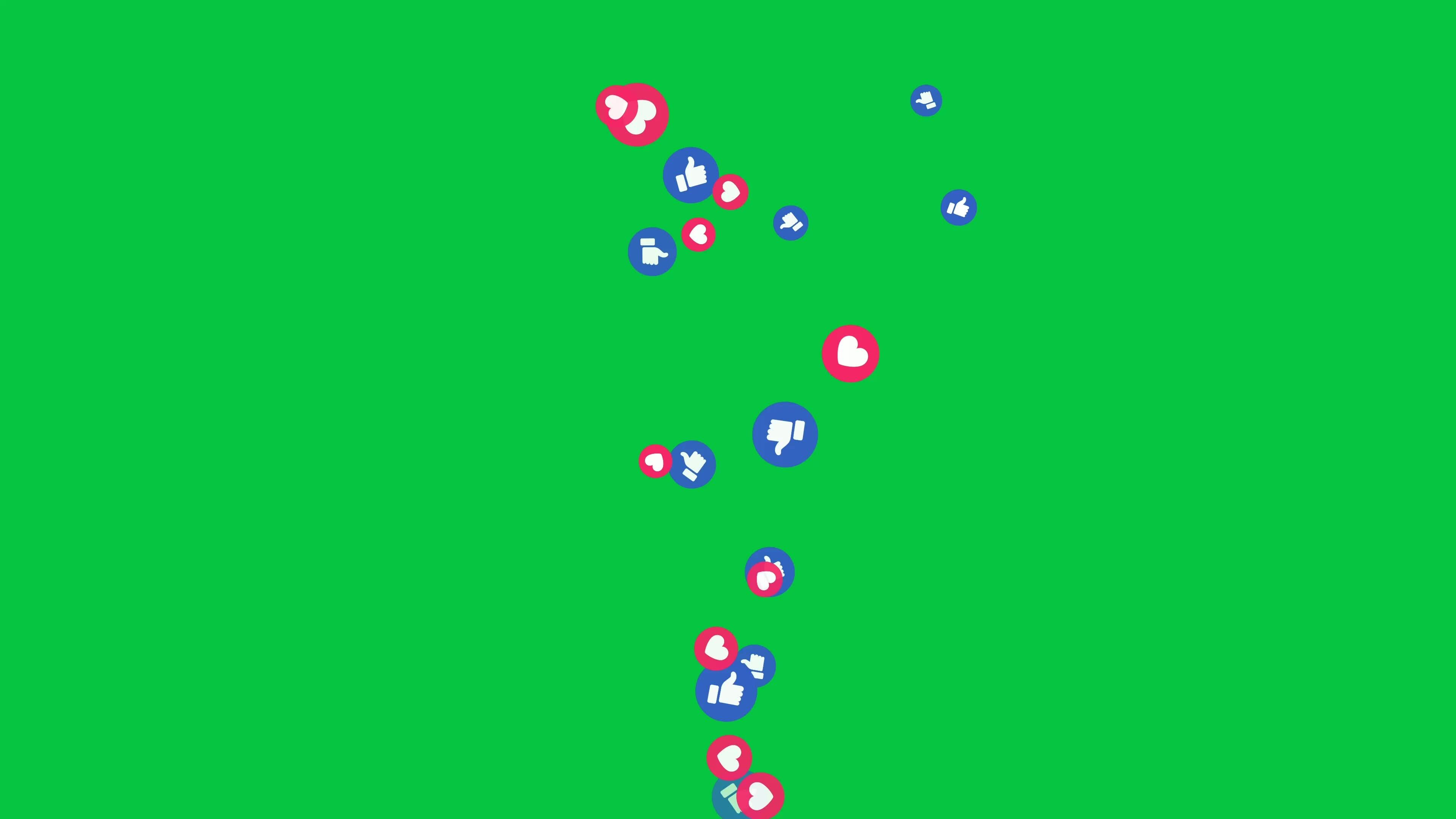 social media Facebook live stream like and love reaction increasing