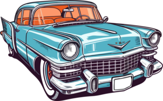 Vintage Color Cadillac Fleetwood Car, Vintage Car png