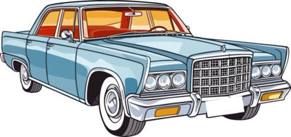 Vintage Chrysler New Yorker car, Vintage Car png