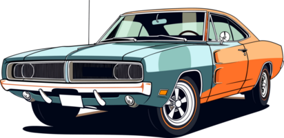 Vintage Dodge Coronet Car png