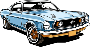 Vintage Ford Mustang Car, Vintage Car png