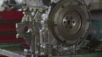 Auto Motor Block Reparatur beim Werkstatt video