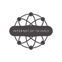 Internet of things emblem. IoT concept. . vector