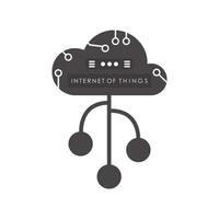 Internet thing logo symbol. Artificial Intelligence. . vector