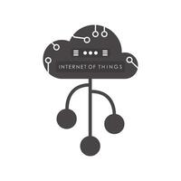 Internet thing logo symbol. Artificial Intelligence. Vector. vector