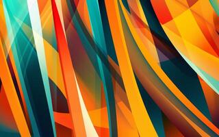 The abstract wallpaper design features a combination of vibrant colours and futuristic lines that create a visually stunning graphic with a textured, light background with photo